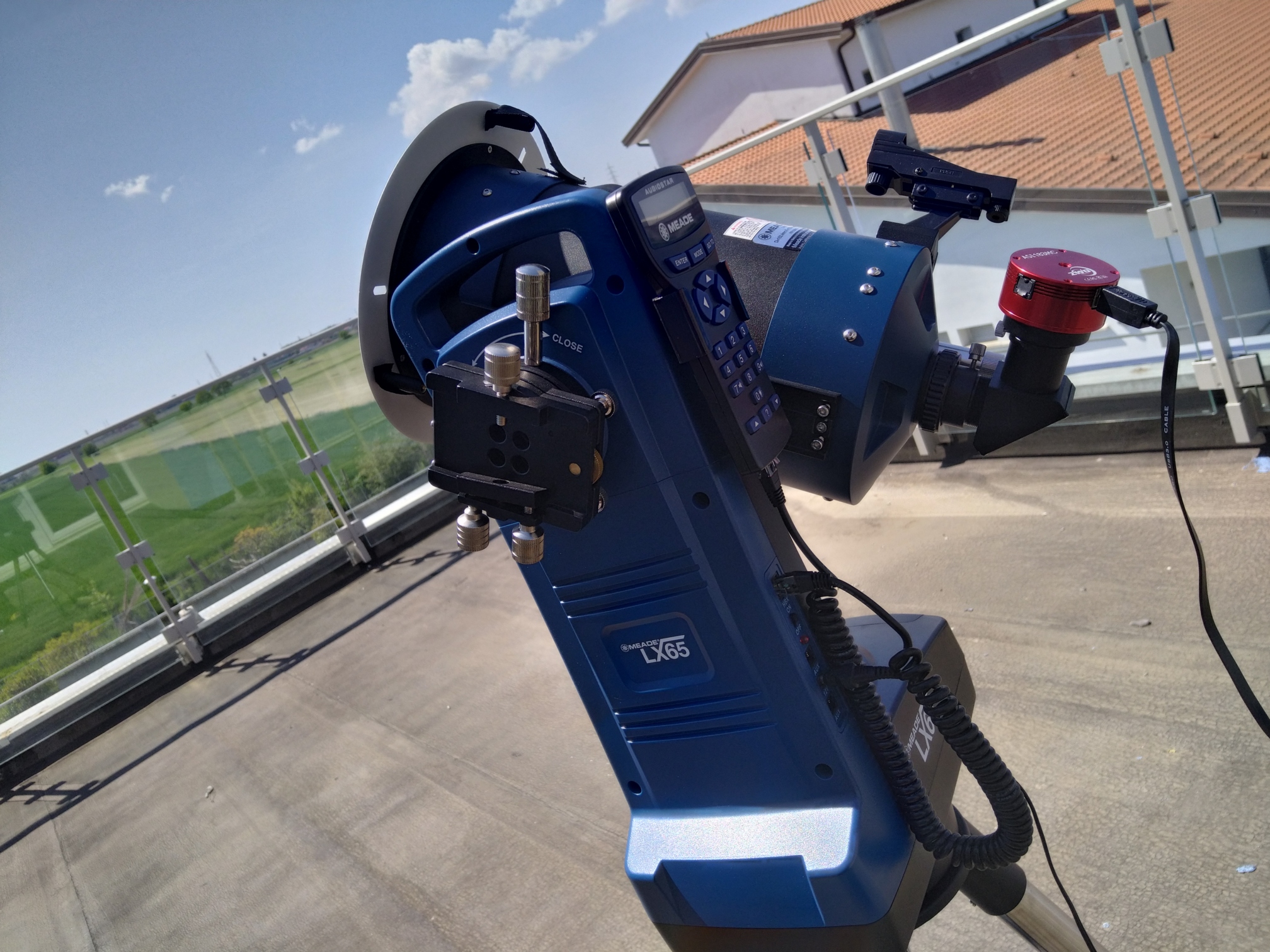 Telescopio MEADE LX65 con filtro ASTROSOLAR